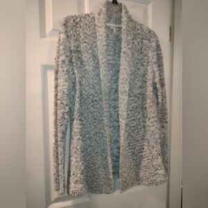 Sonoma. Rolled Shawl Collar Marled Cotton Blend, M